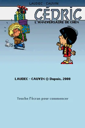 Cedric - L'Anniversaire de Chen (France) screen shot title